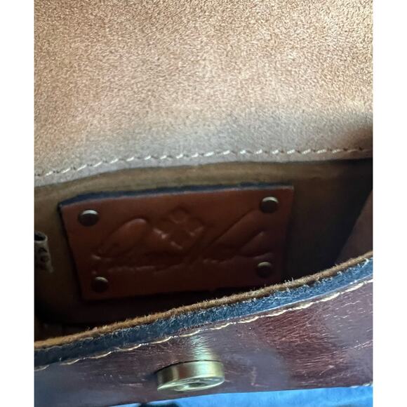 NEW Patricia Nash Brown Leather Mini TORRI Key Fob Wallet Clutch - Picture 9 of 9